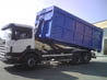 Container scarrabile da rifiuti con coperchio